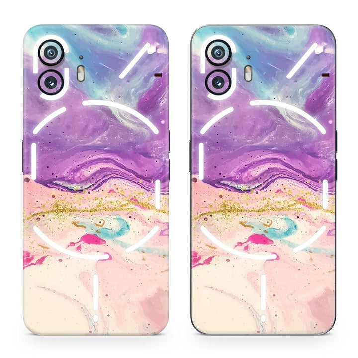 Nothing Phone 2 Oil Paint Series Purple Swirl Skin