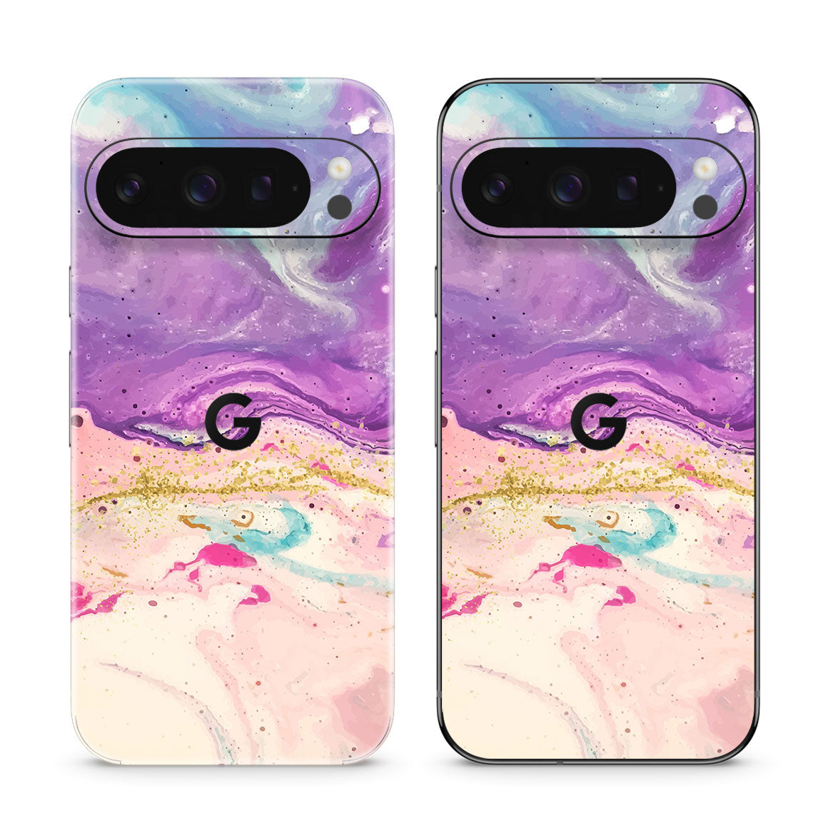 Pixel 10 Pro Oil Paint Series Purple Swirl Skin
