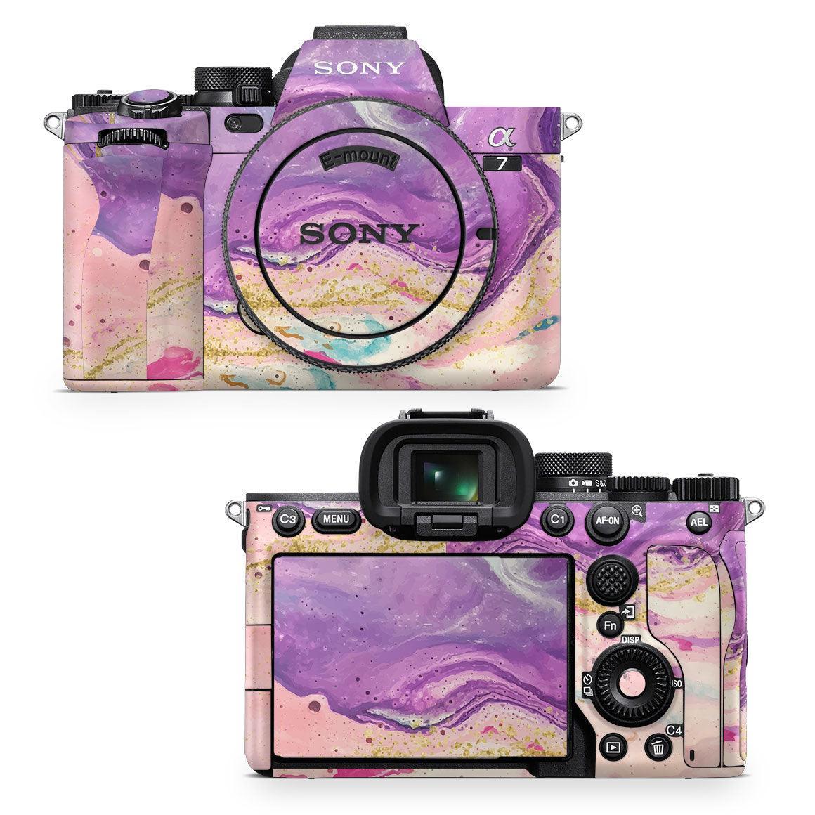 Sony A7 IV Mirrorless Camera Oil Paint Series Skins - Slickwraps