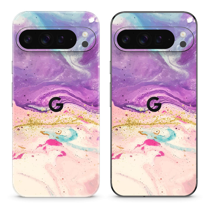 Pixel 10 Pro XL Oil Paint Series Purple Swirl Skin