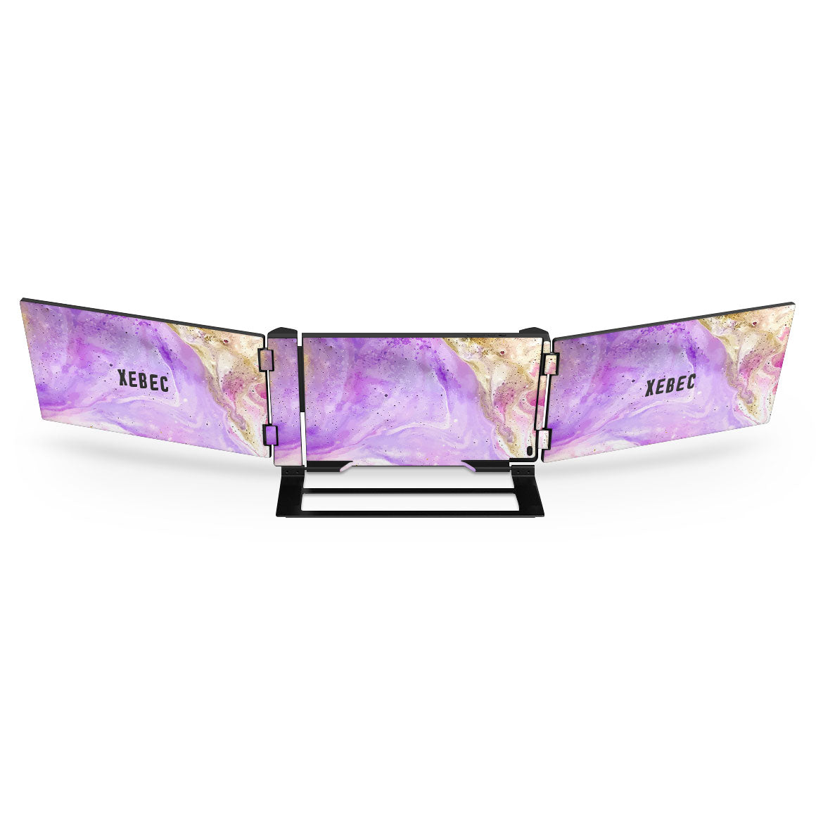 Xebec Tri-Screen Oil Paint Series Rainbow Swirl Skin