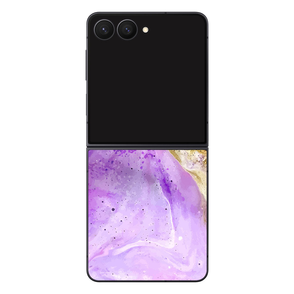 Galaxy Z Flip8 Oil Paint Series Rainbow Swirl Skin