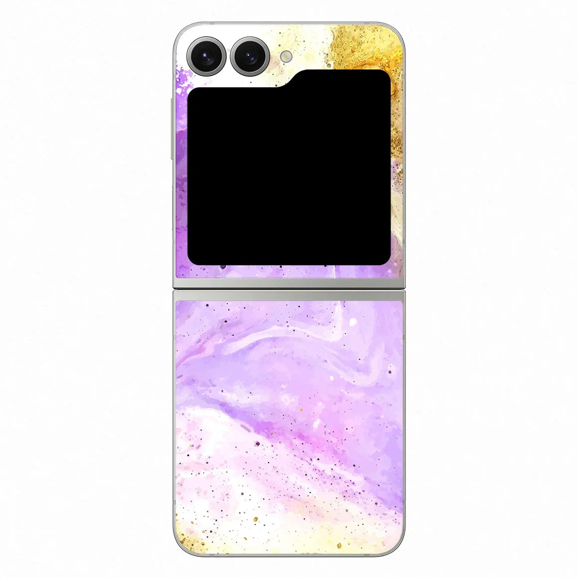 Galaxy Z Flip 6 Oil Paint Series Rainbow Swirl Skin
