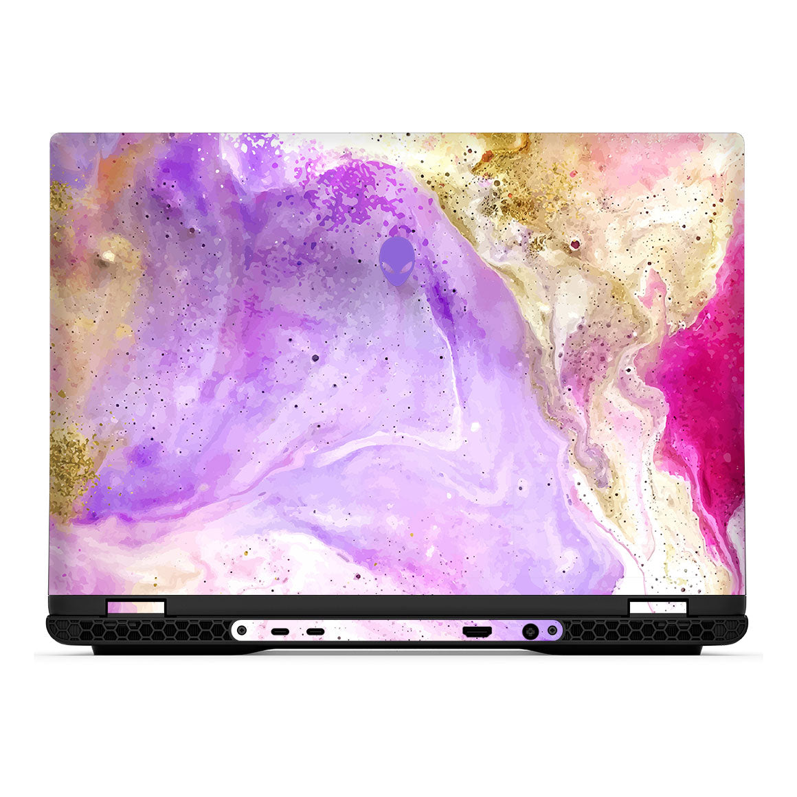 Alienware m16 R2 Oil Paint Series Rainbow Swirl Skin