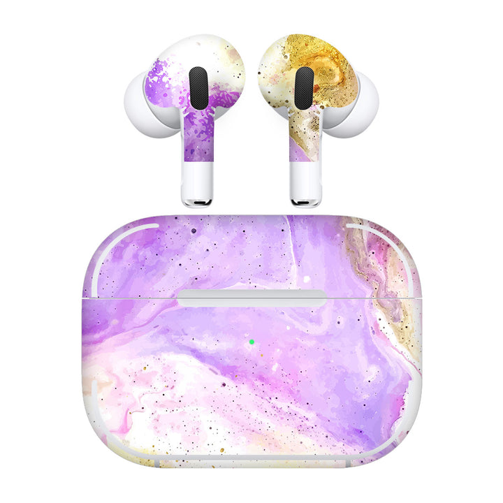 AirPods Pro 3 Oil Paint Series Rainbow Swirl Skin