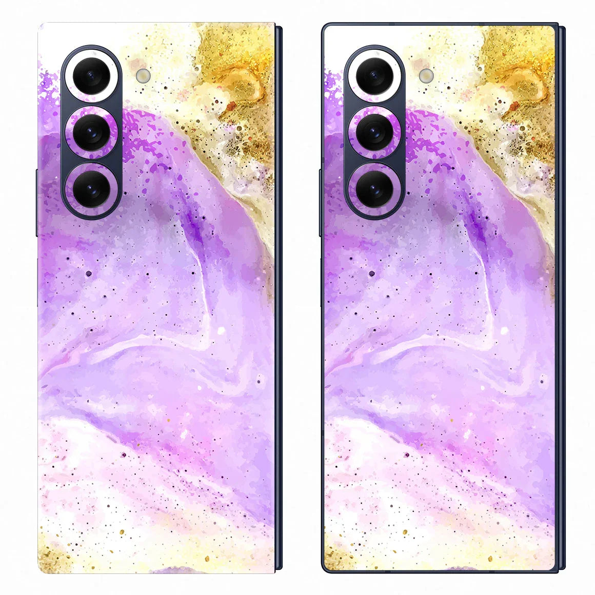 Galaxy Z Fold 6 Oil Paint Series Rainbow Swirl Skin