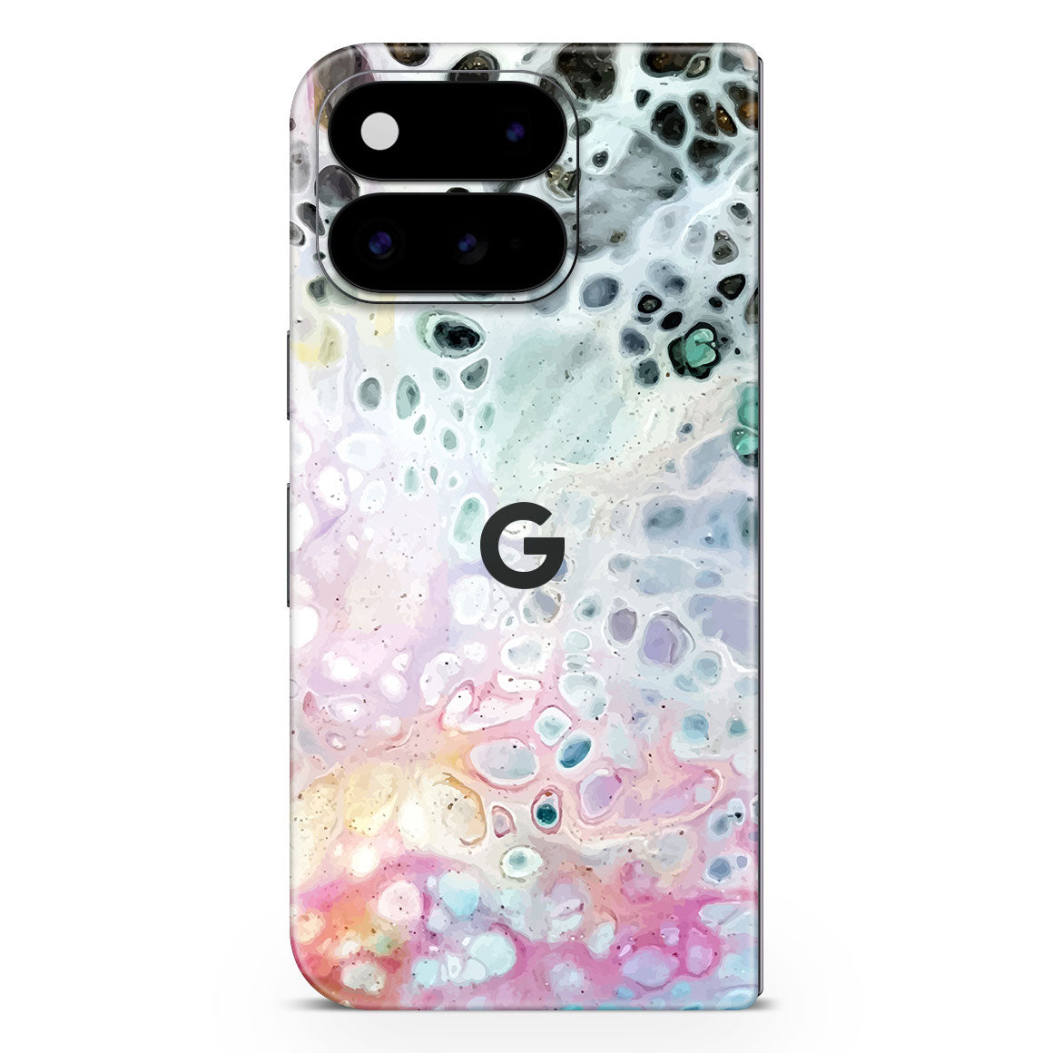 Pixel 11 Pro Fold Oil Paint Series Rainbow Waves Skin