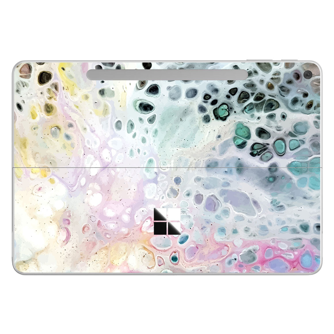 Surface Pro 12-inch Oil Paint Series Rainbow Waves Skin