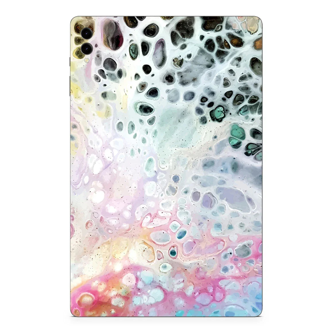 Galaxy Tab S9 Ultra Oil Paint Series Rainbow Waves Skin