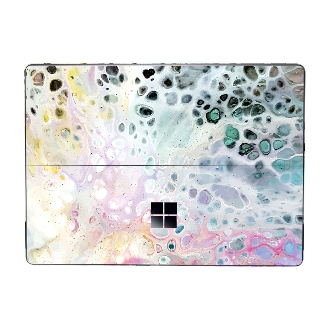 Surface Pro 11 Oil Paint Series Rainbow Waves Skin
