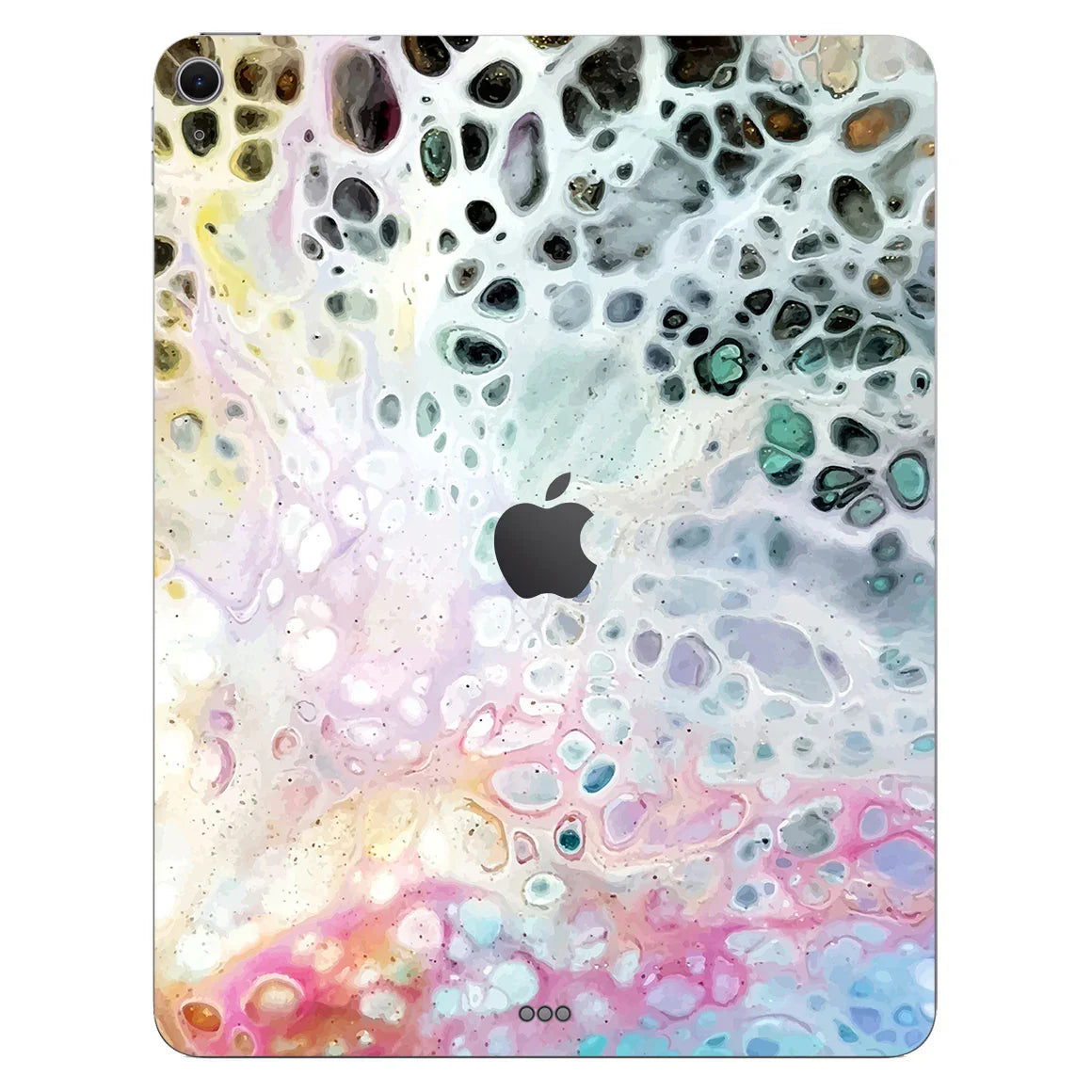 iPad Air 13" M2 Oil Paint Series Rainbow Waves Skin