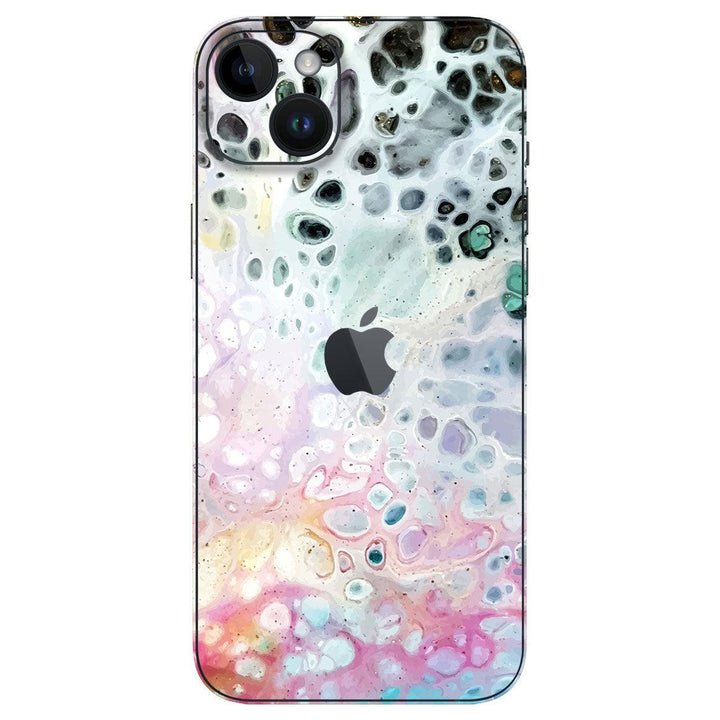 iPhone 15 Oil Paint Series Rainbow Waves