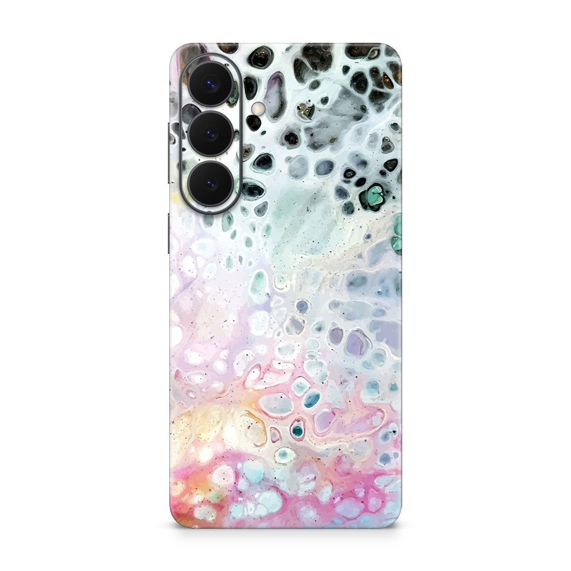 Galaxy S26 Plus Oil Paint Series Rainbow Waves Skin