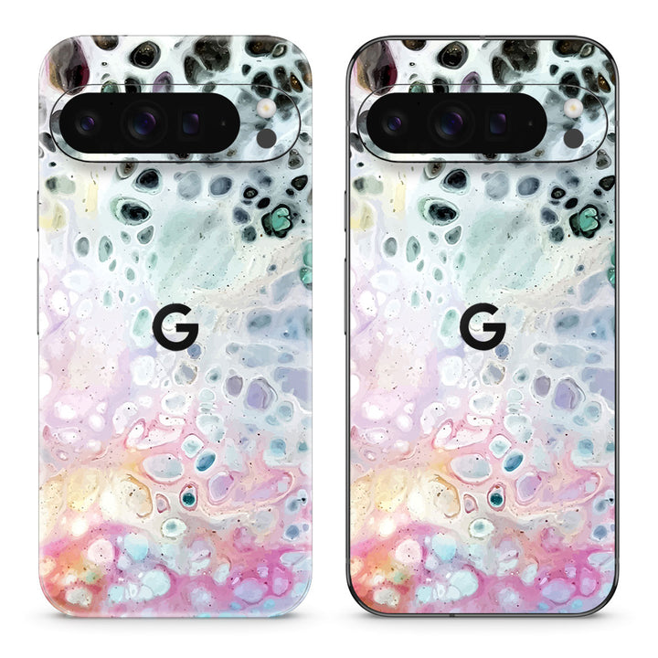 Pixel 10 Pro XL Oil Paint Series Rainbow Waves Skin