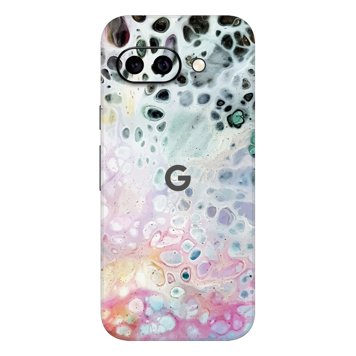Pixel 9a Oil Paint Series Rainbow Waves Skin