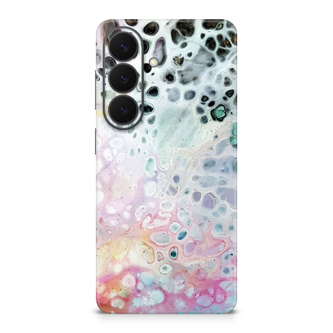 Galaxy S26 Oil Paint Series Rainbow Waves Skin