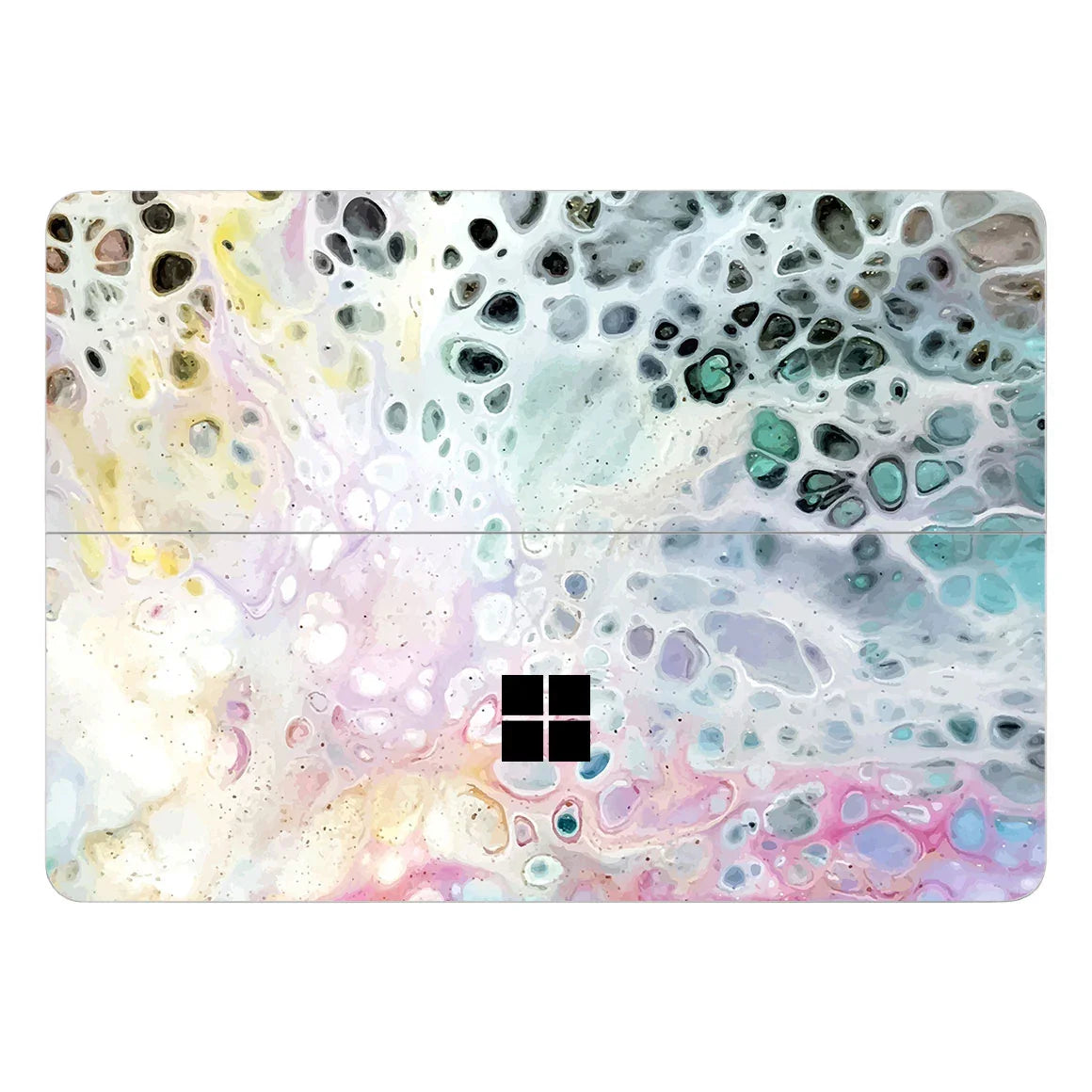 Surface Laptop Studio 2 Oil Paint Series Rainbow Waves Skin
