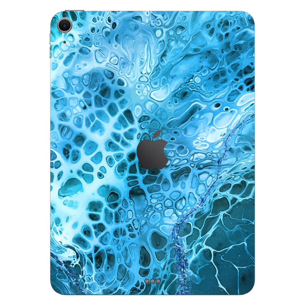 iPad Air 11" M3 Oil Paint Series Teal Waves Skin