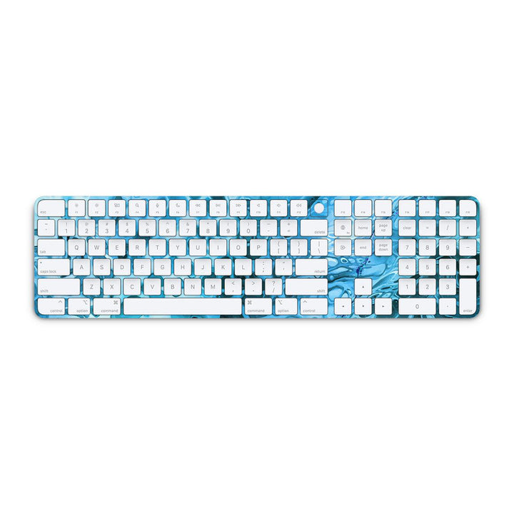 Magic Keyboard with Touch ID and Numeric Keypad Oil Paint Series Skins - Slickwraps