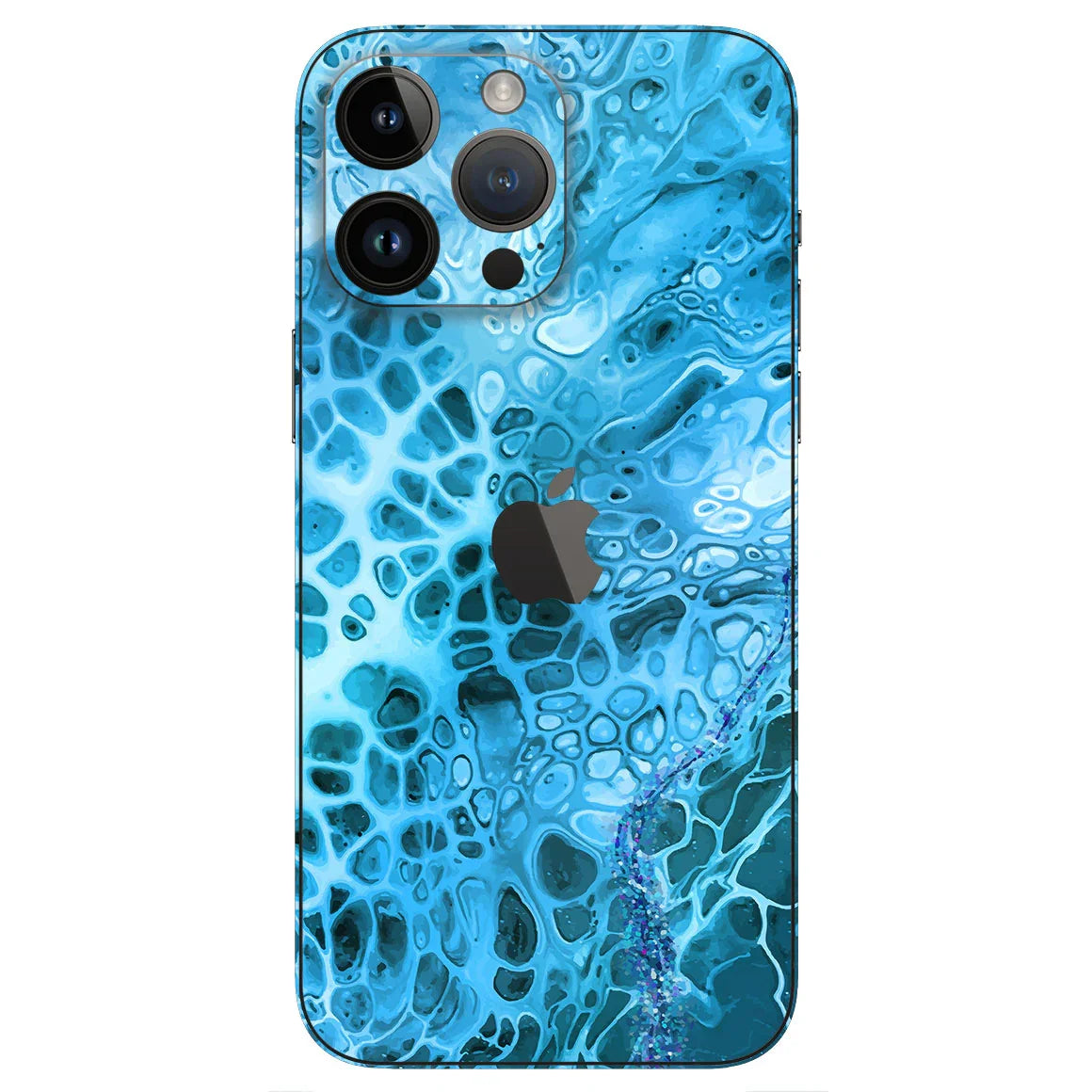 iPhone 16 Pro Oil Paint Series Teal Waves