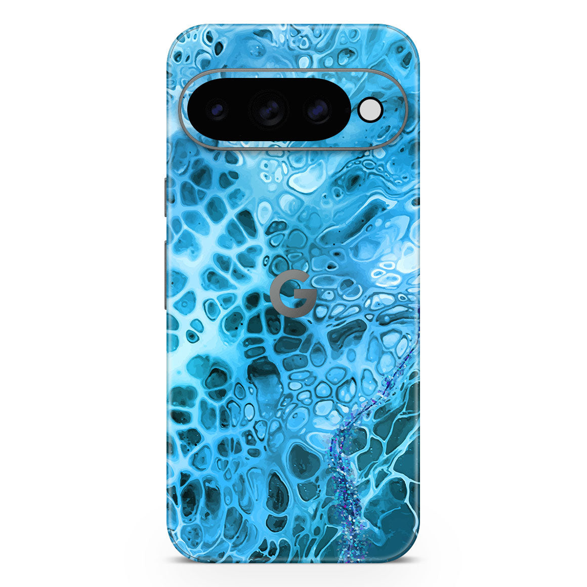 Pixel 11 Pro XL Oil Paint Series Teal Waves Skin