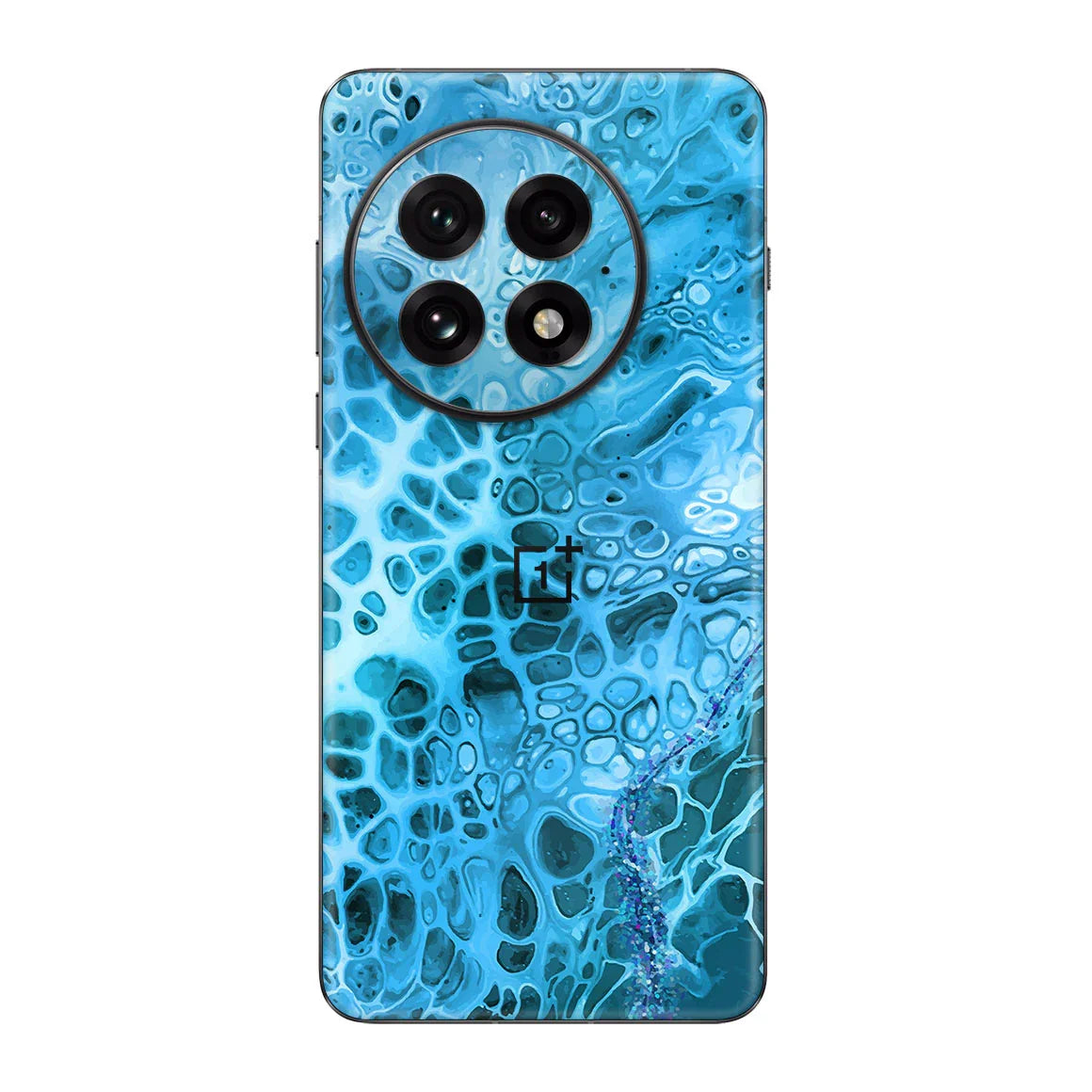 OnePlus 13 Oil Paint Series Teal Waves Skin