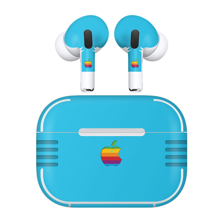 AirPods Pro 3 Retro Color Series Blue Skin