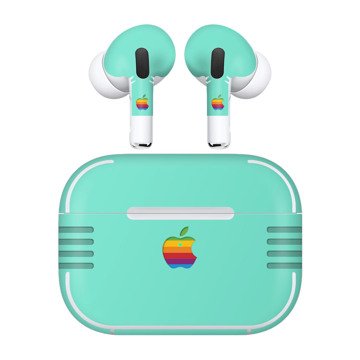 AirPods Pro 3 Retro Color Series Mint Skin