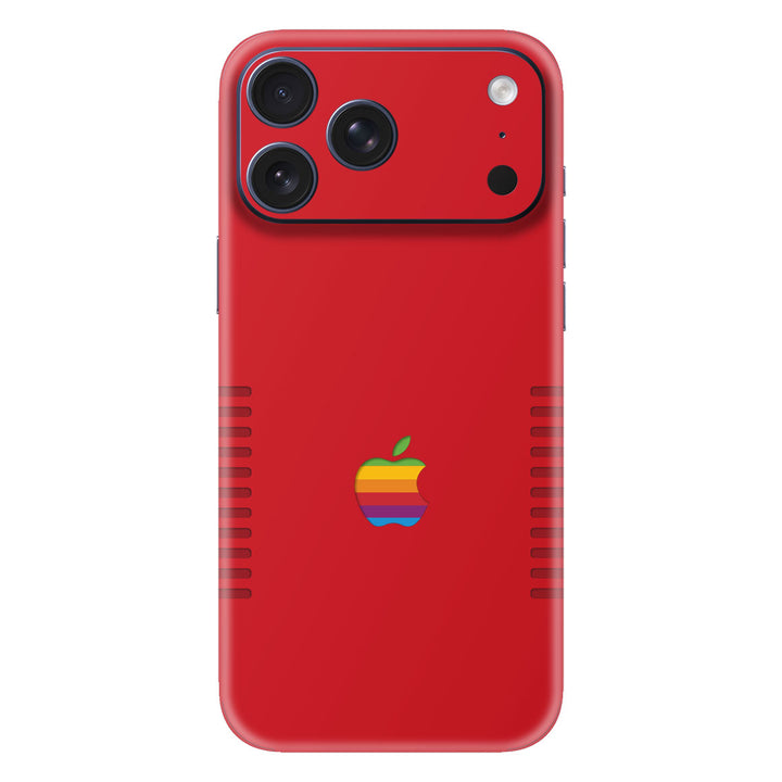 iPhone 17 Pro Max Retro Color Series Skins, Red / Gloss iPhone 17 Pro Max Retro Color Series Skins, Red / Gloss