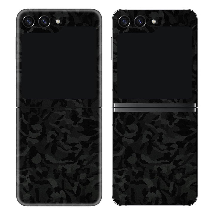 Galaxy Z Flip 5 Shade Series Black Skin