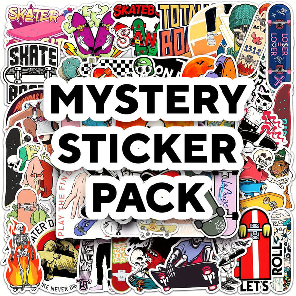 Skateboard - Mystery Sticker Pack - 50pcs