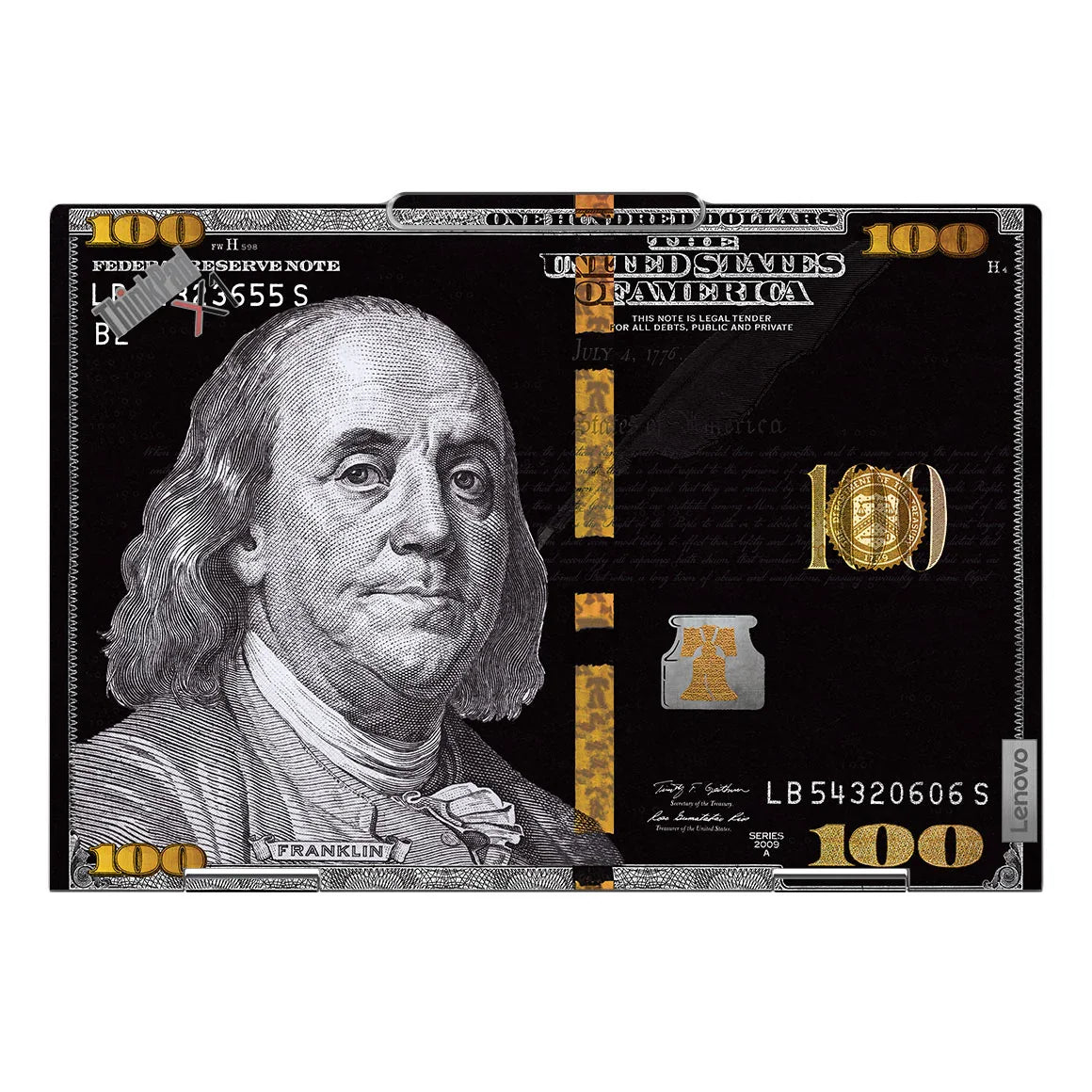 Lenovo ThinkPad X1 Yoga Gen 7 US Hundred Dollar Bill Series Skins