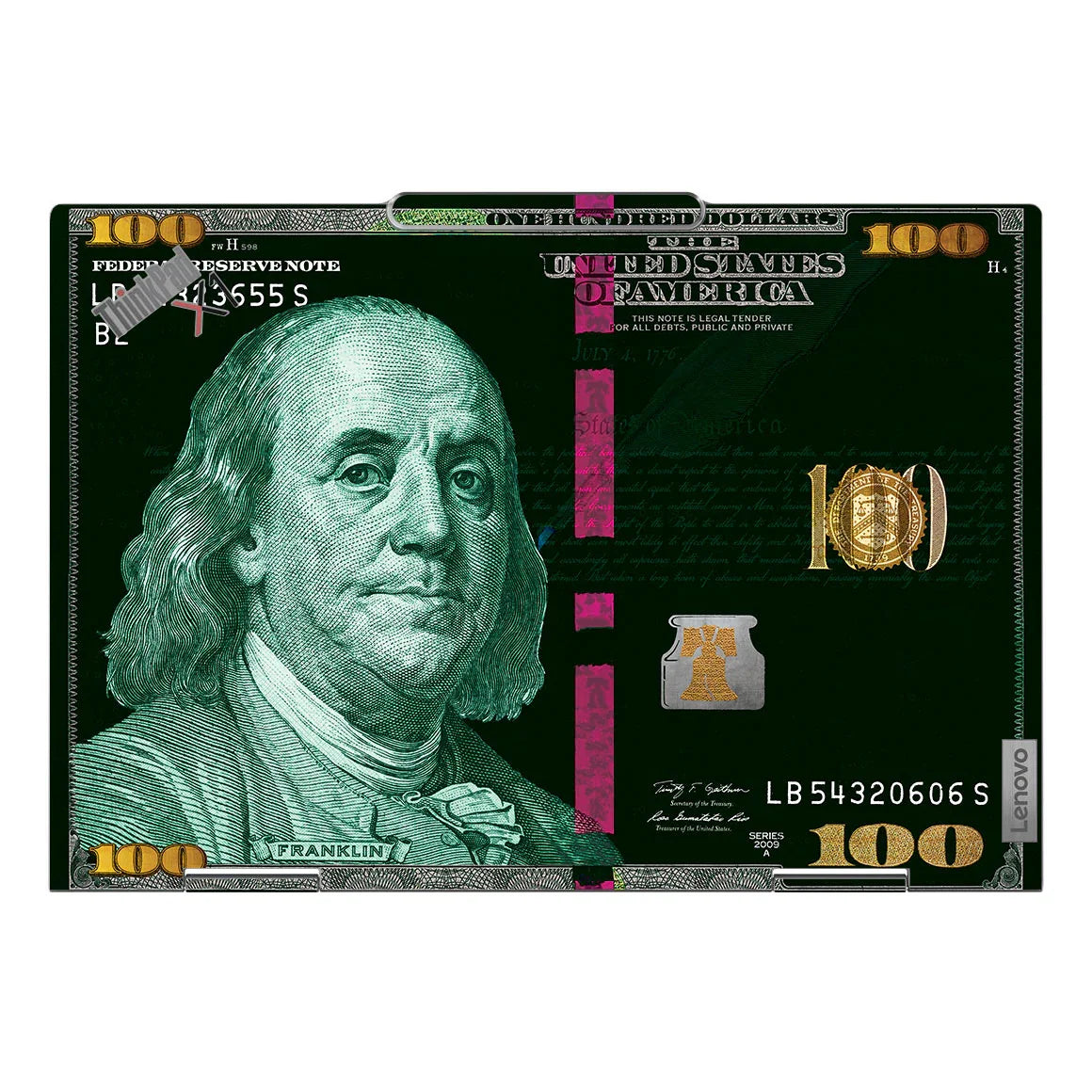 Lenovo ThinkPad X1 Yoga Gen 7 US Hundred Dollar Bill Series Skins