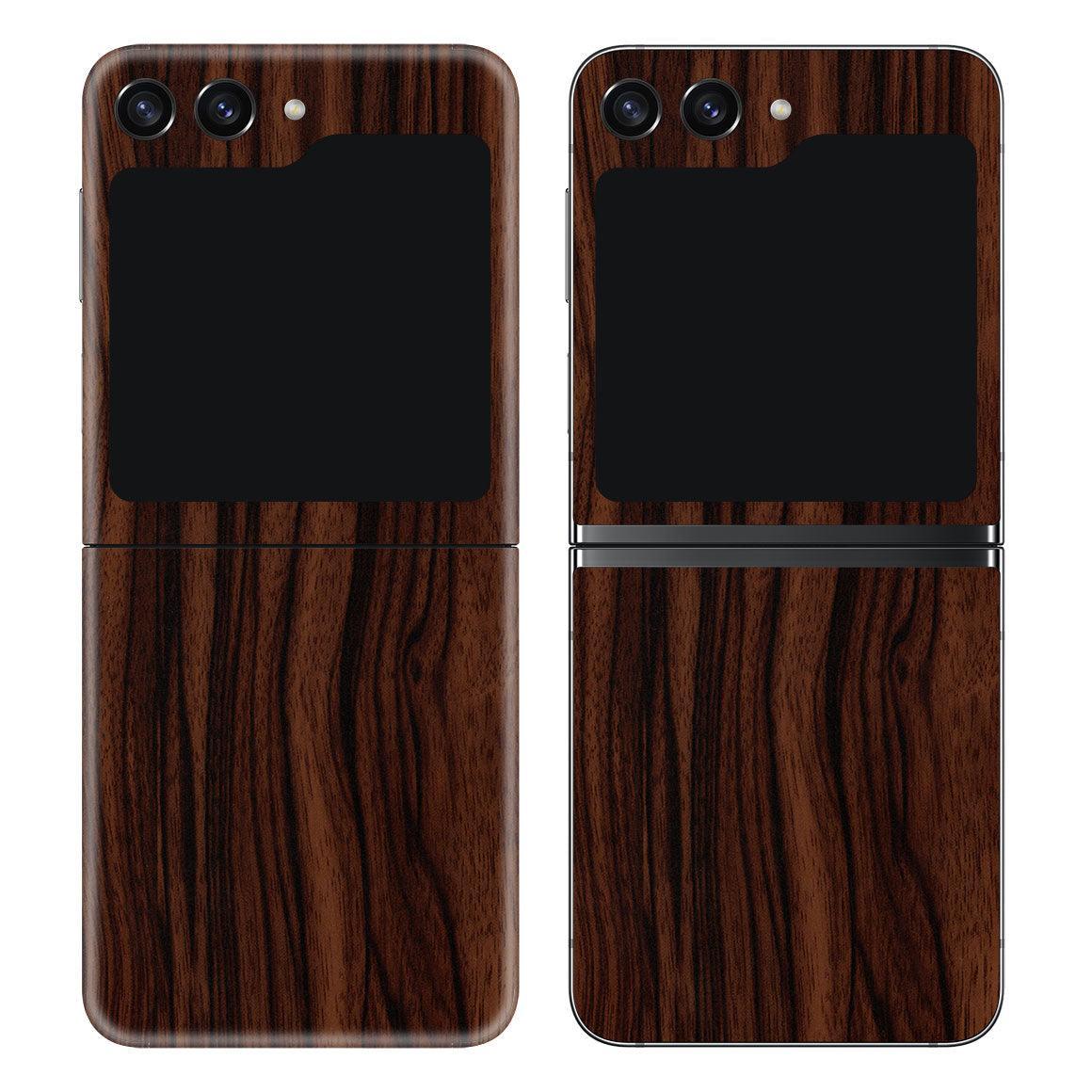 Galaxy Z Flip 5 Wood Series Skins - Slickwraps
