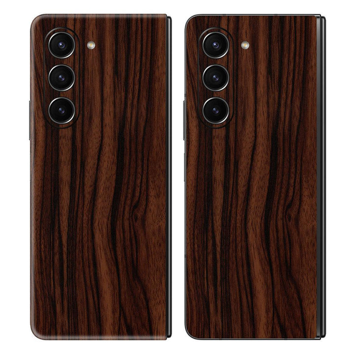 Galaxy Z Fold 5 Wood Series Ebony Skin