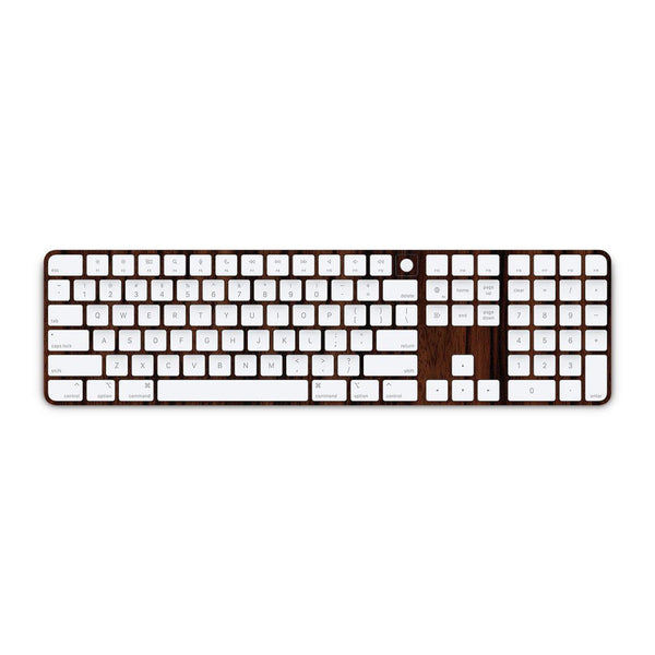 Magic Keyboard with Touch ID and Numeric Keypad Wood Series Skins - Slickwraps