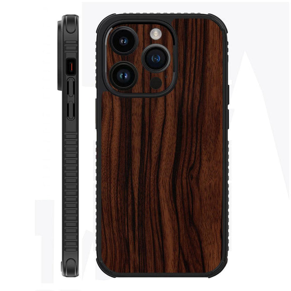 iPhone 14 Pro Max Case Wood Series Ebony