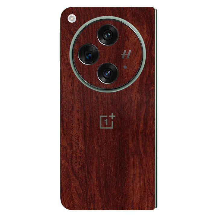 OnePlus Open Wood Series Mahogany Skin