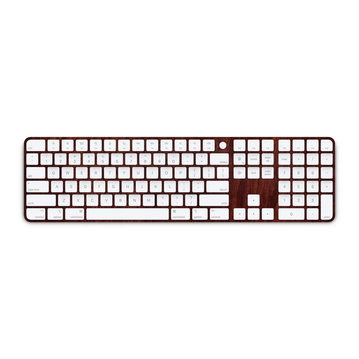 Magic Keyboard with Touch ID and Numeric Keypad Wood Series Skins - Slickwraps