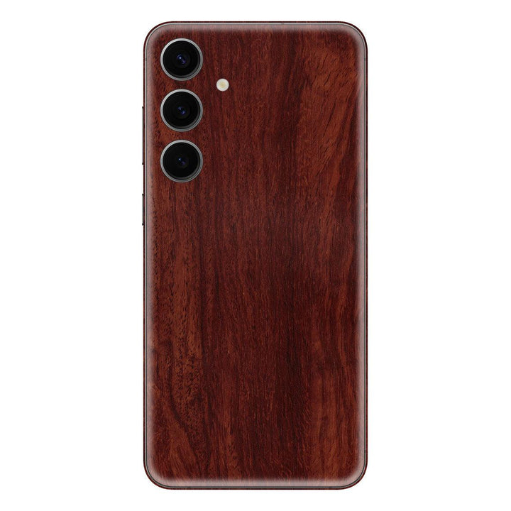 Galaxy S24 Wood Series Mahogany Skin