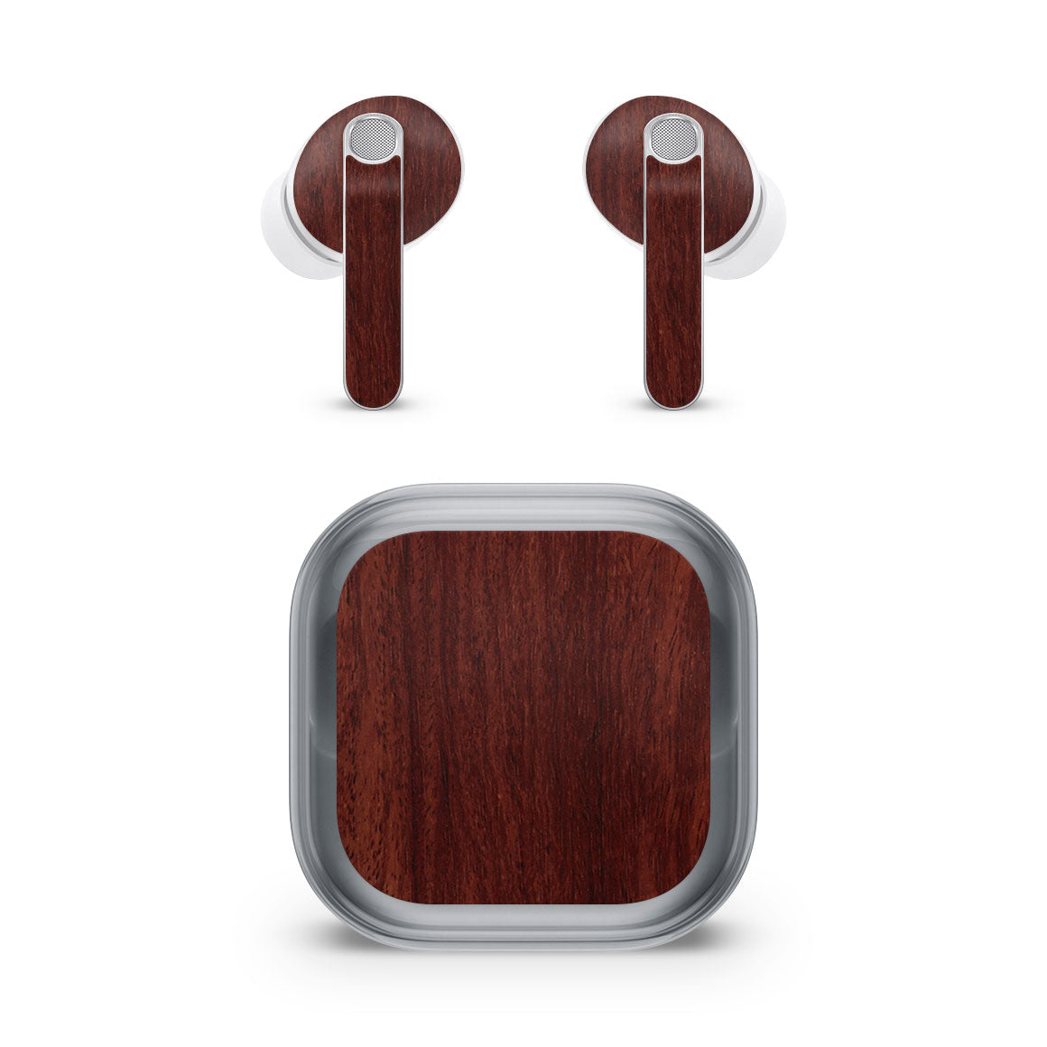 Galaxy Buds4 Pro Wood Series Mahogany Skin
