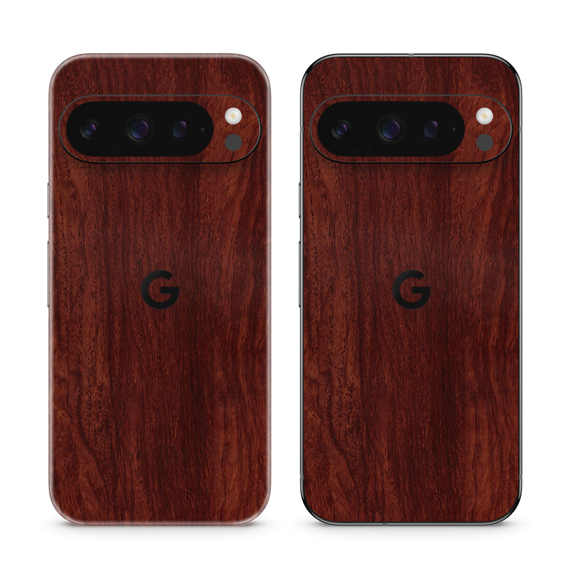 Pixel 10 Pro Wood Series Mahogany Skin