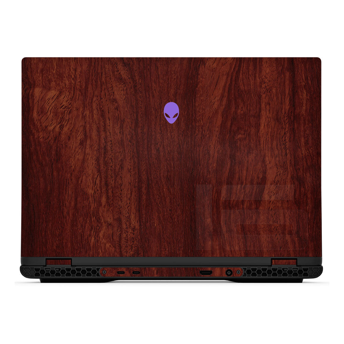 Alienware m16 R2 Wood Series Mahogany Skin