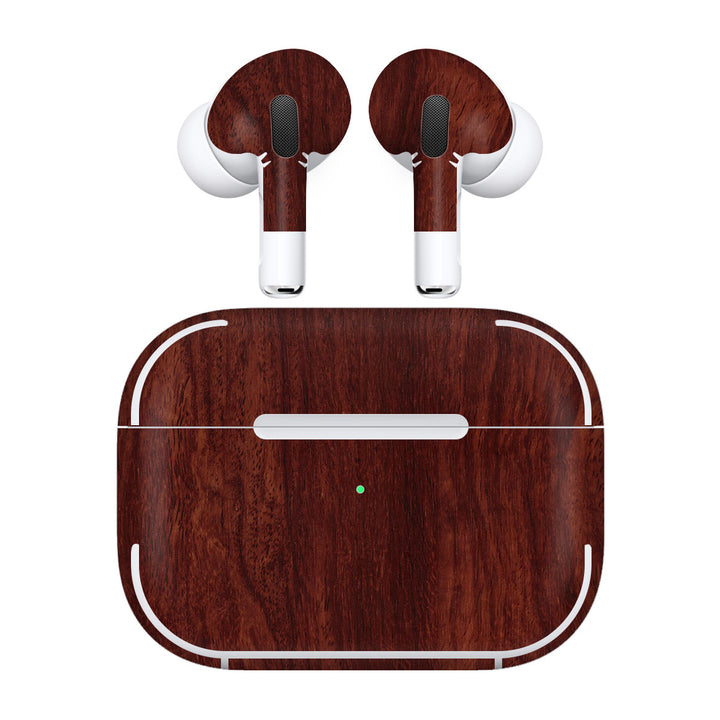 AirPods Pro 3 Wood Series Mahogany Skin