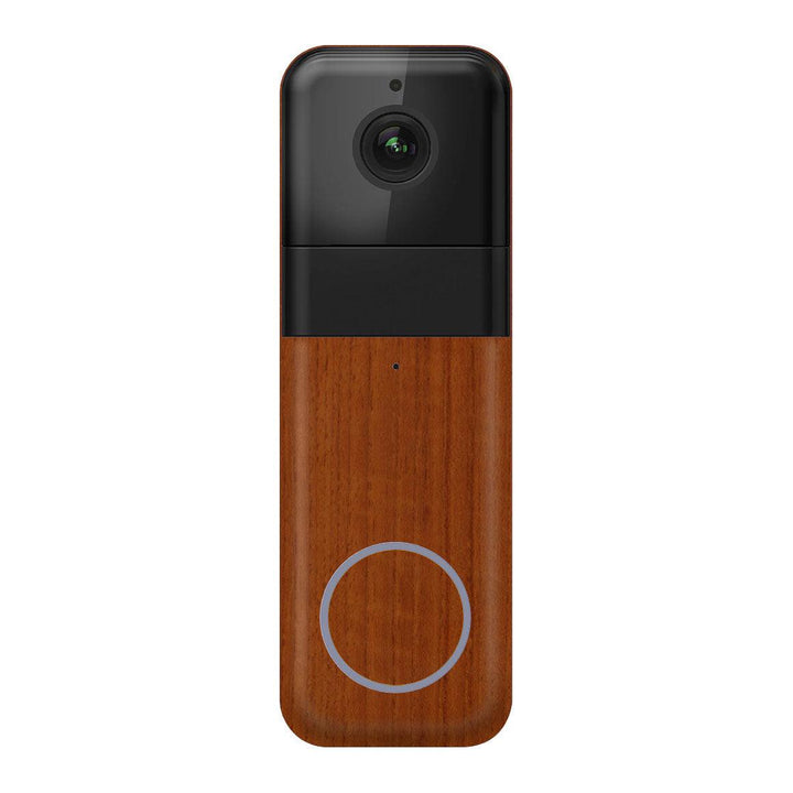 Wyze Video Doorbell Pro Wood Series Teak Skin