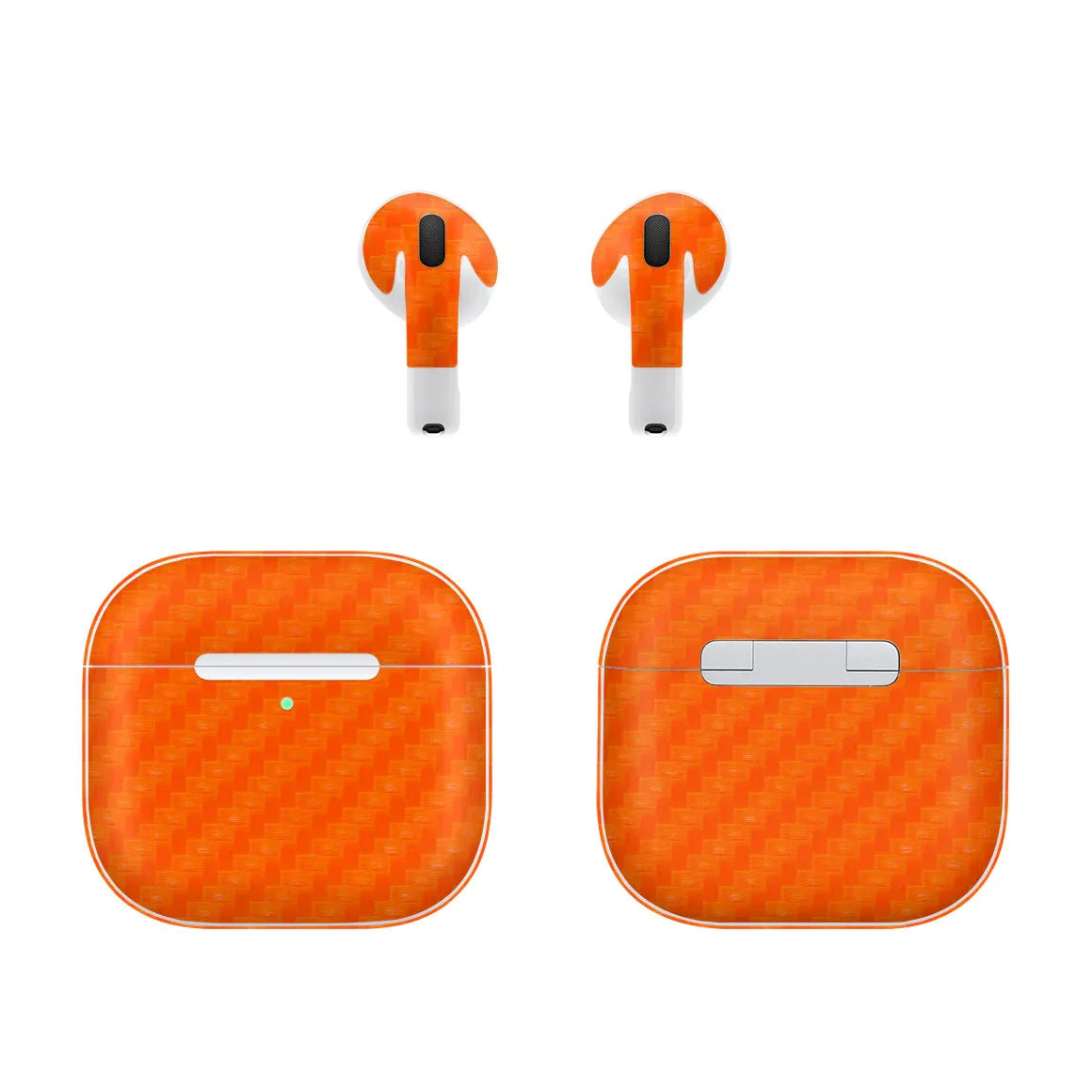 AirPods 5 Carbon Series Orange Skin