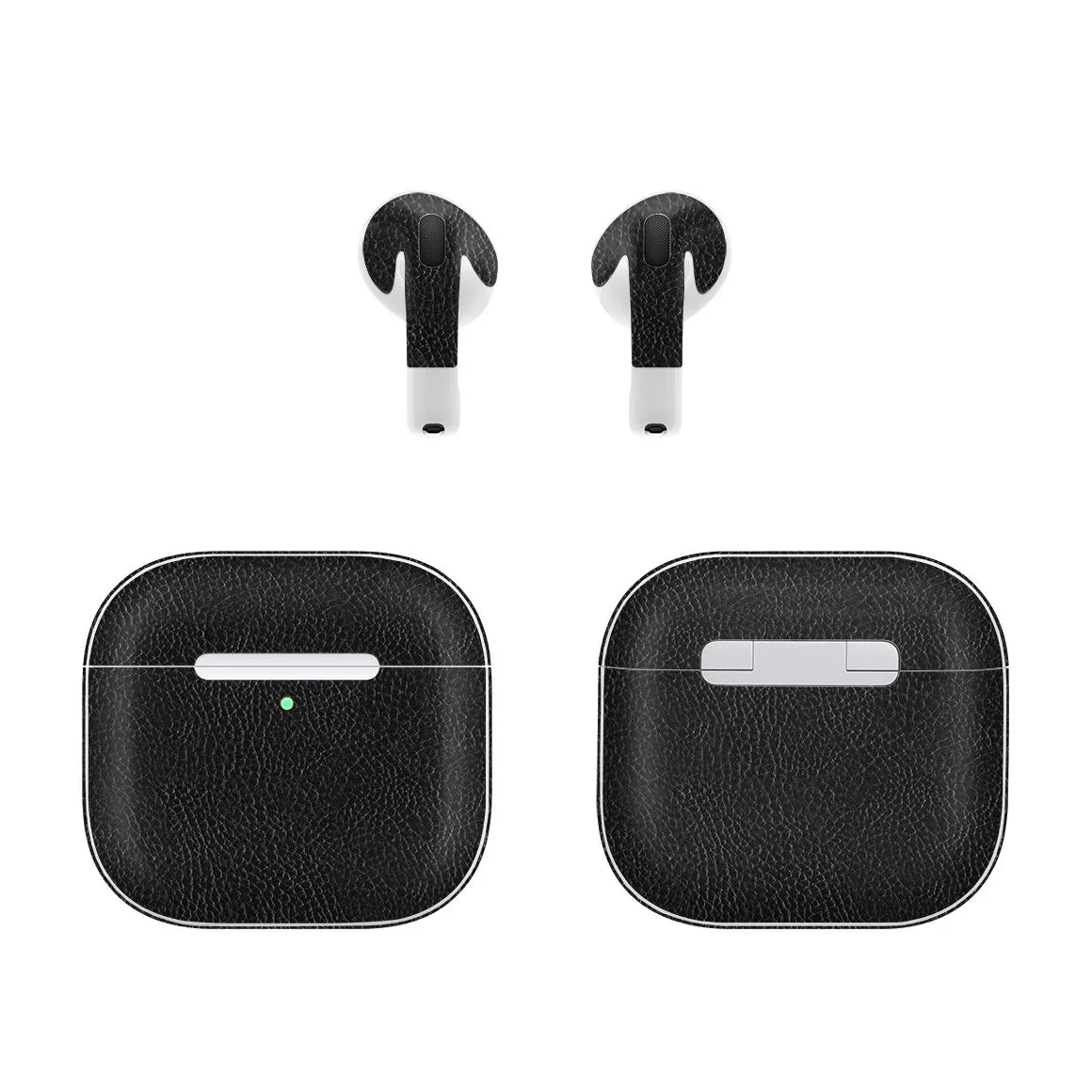 AirPods 5 Leather Series Black Skin