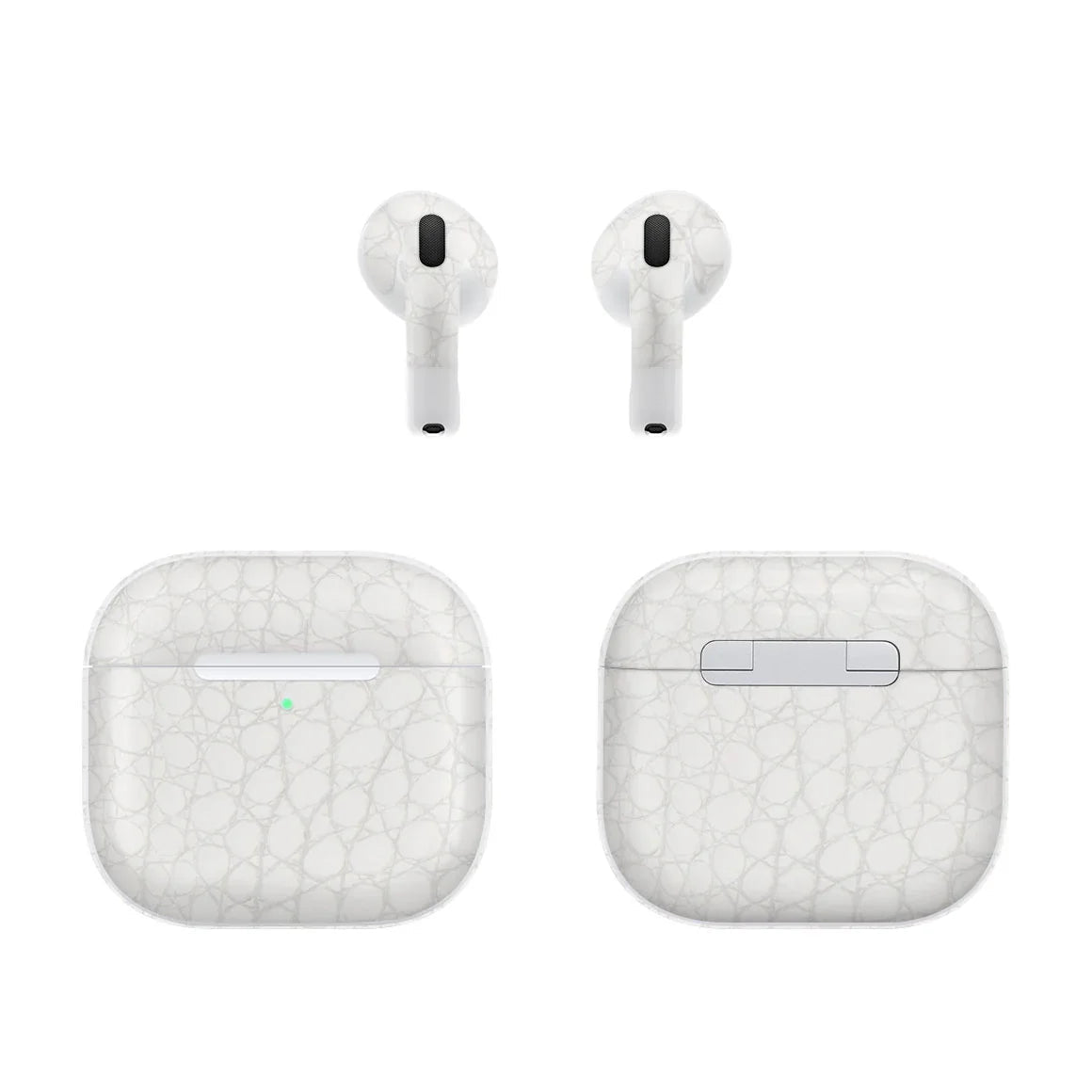 AirPods 5 Leather Series WhiteAlligator Skin
