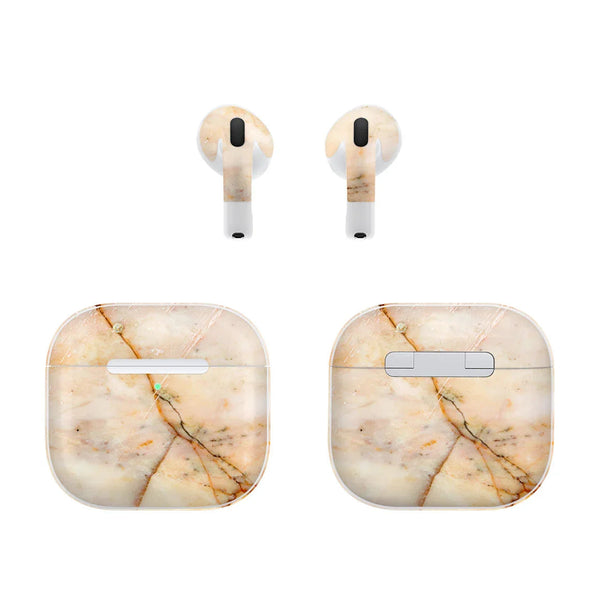 AirPods 5 Marble Series Yellow Skin