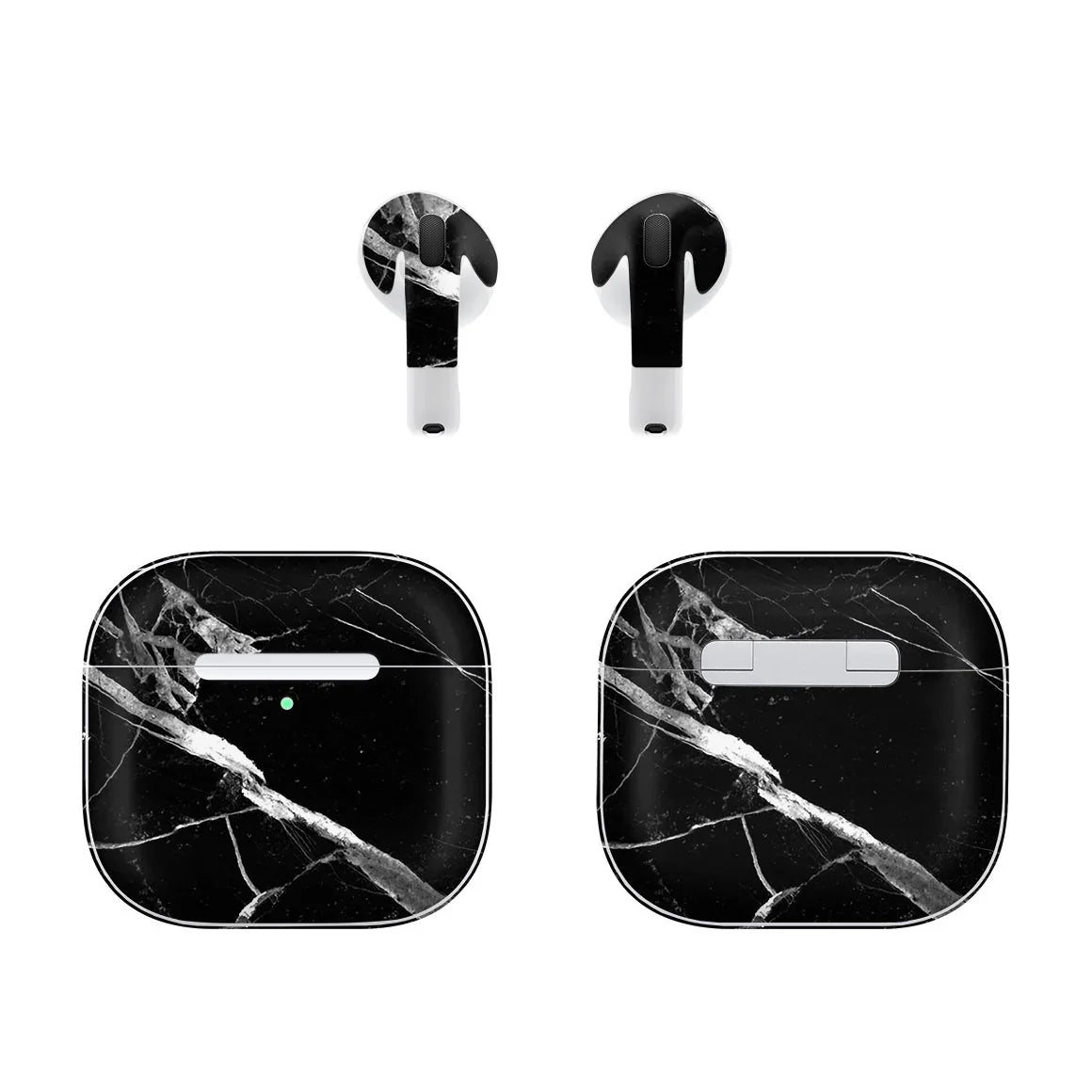 AirPods 5 Marble Series Black Skin